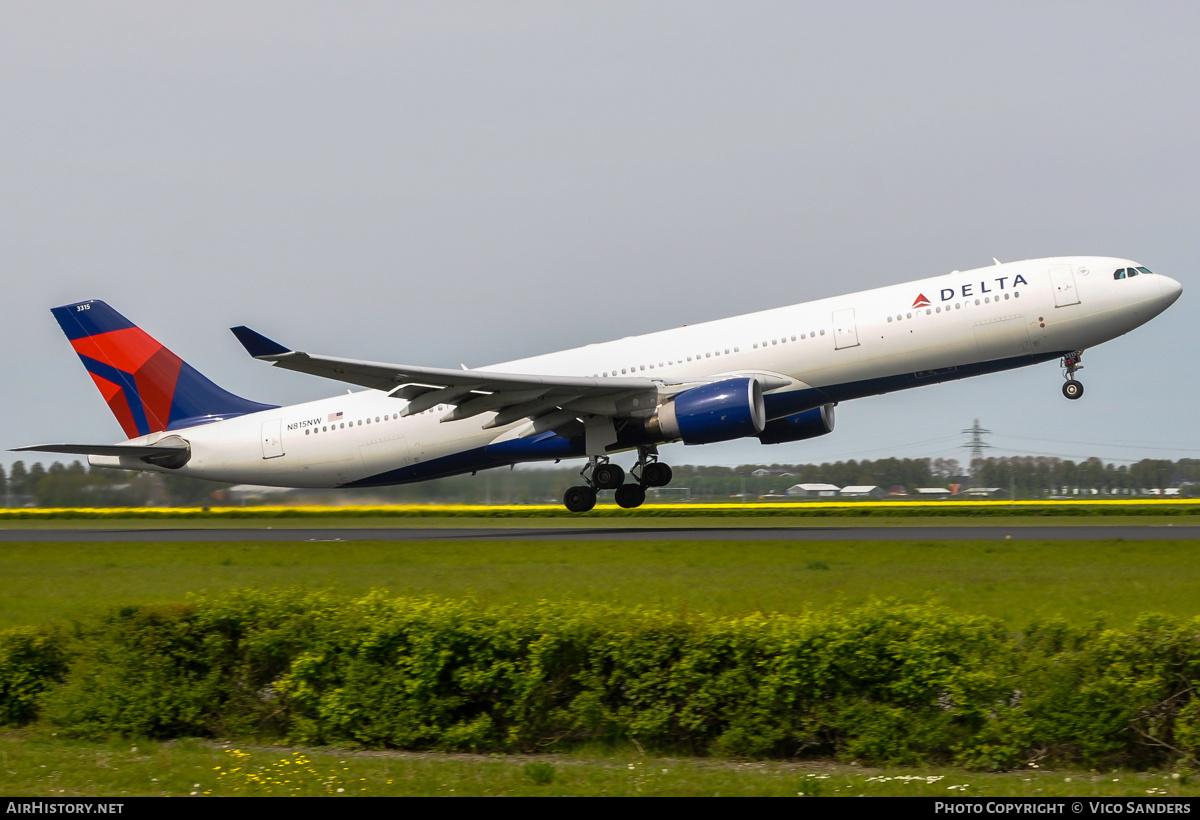 Aircraft Photo of N815NW | Airbus A330-323 | Delta Air Lines | AirHistory.net #790142