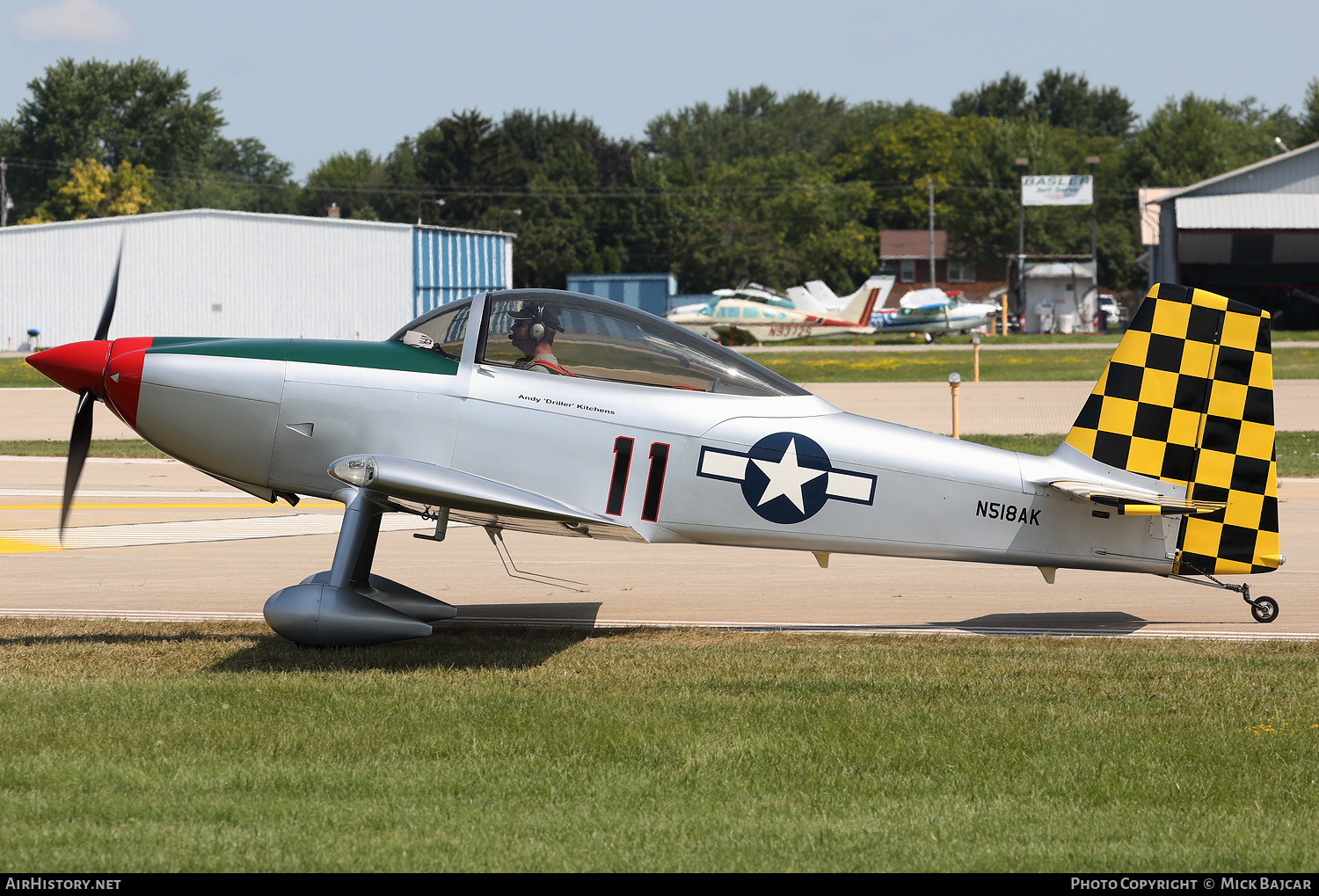 Aircraft Photo of N518AK / 11 | Van's RV-8 | USA - Air Force | AirHistory.net #790154