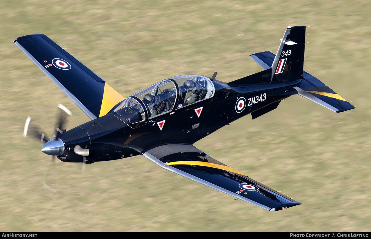 Aircraft Photo of ZM343 | Textron T-6C Texan T1 | UK - Air Force | AirHistory.net #790172