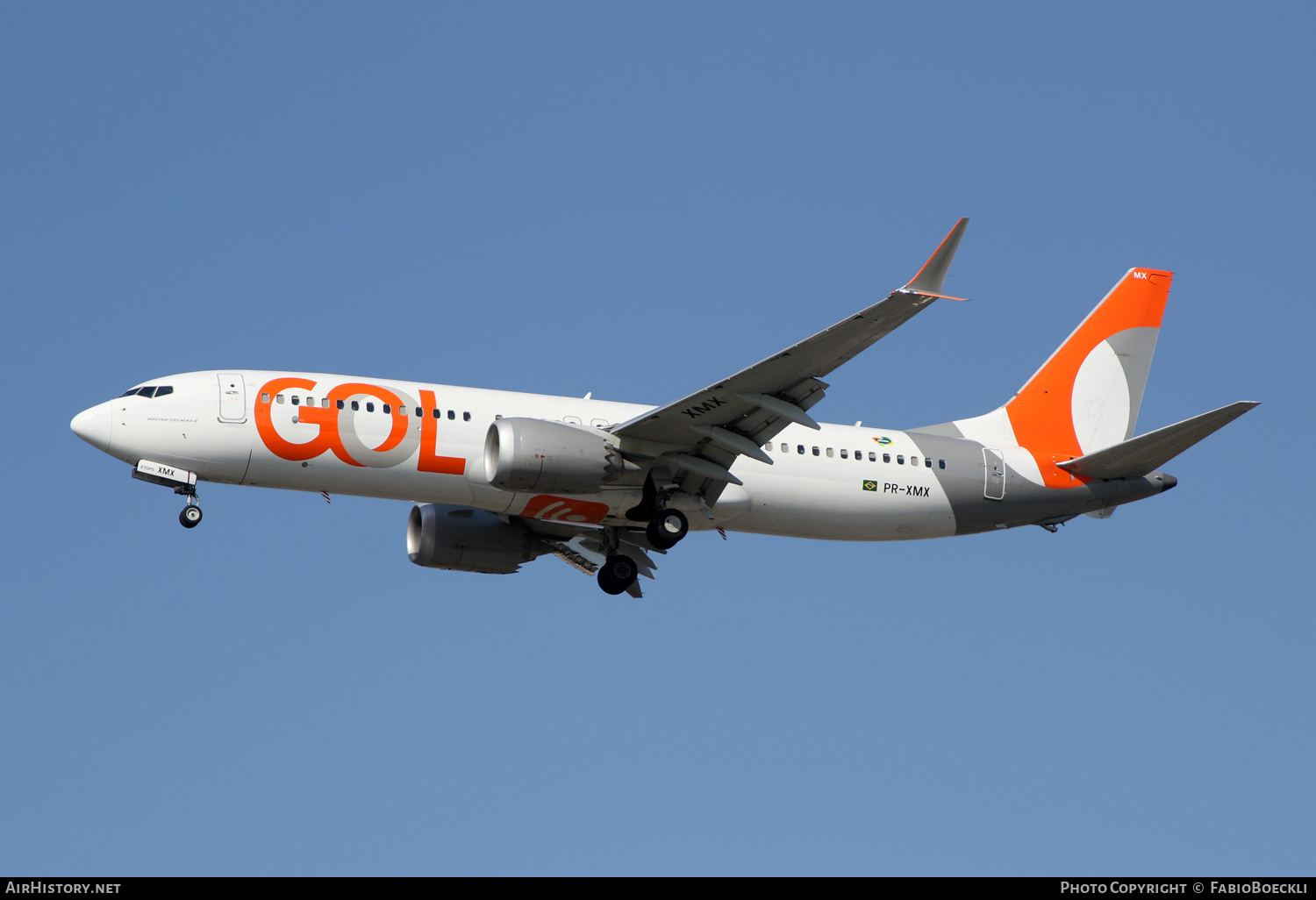 Aircraft Photo of PR-XMX | Boeing 737-8 Max 8 | GOL Linhas Aéreas | AirHistory.net #790224