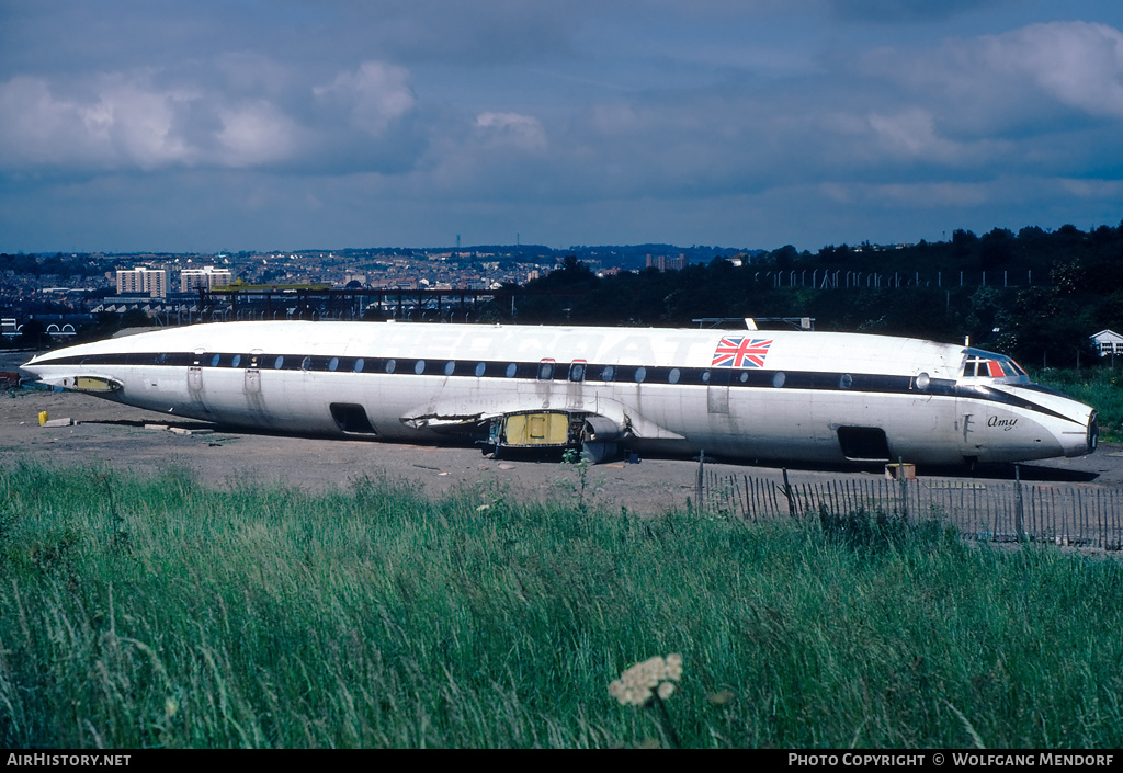 Aircraft Photo of G-AOVS | Bristol 175 Britannia 312(F) | Redcoat Air Cargo | AirHistory.net #790242