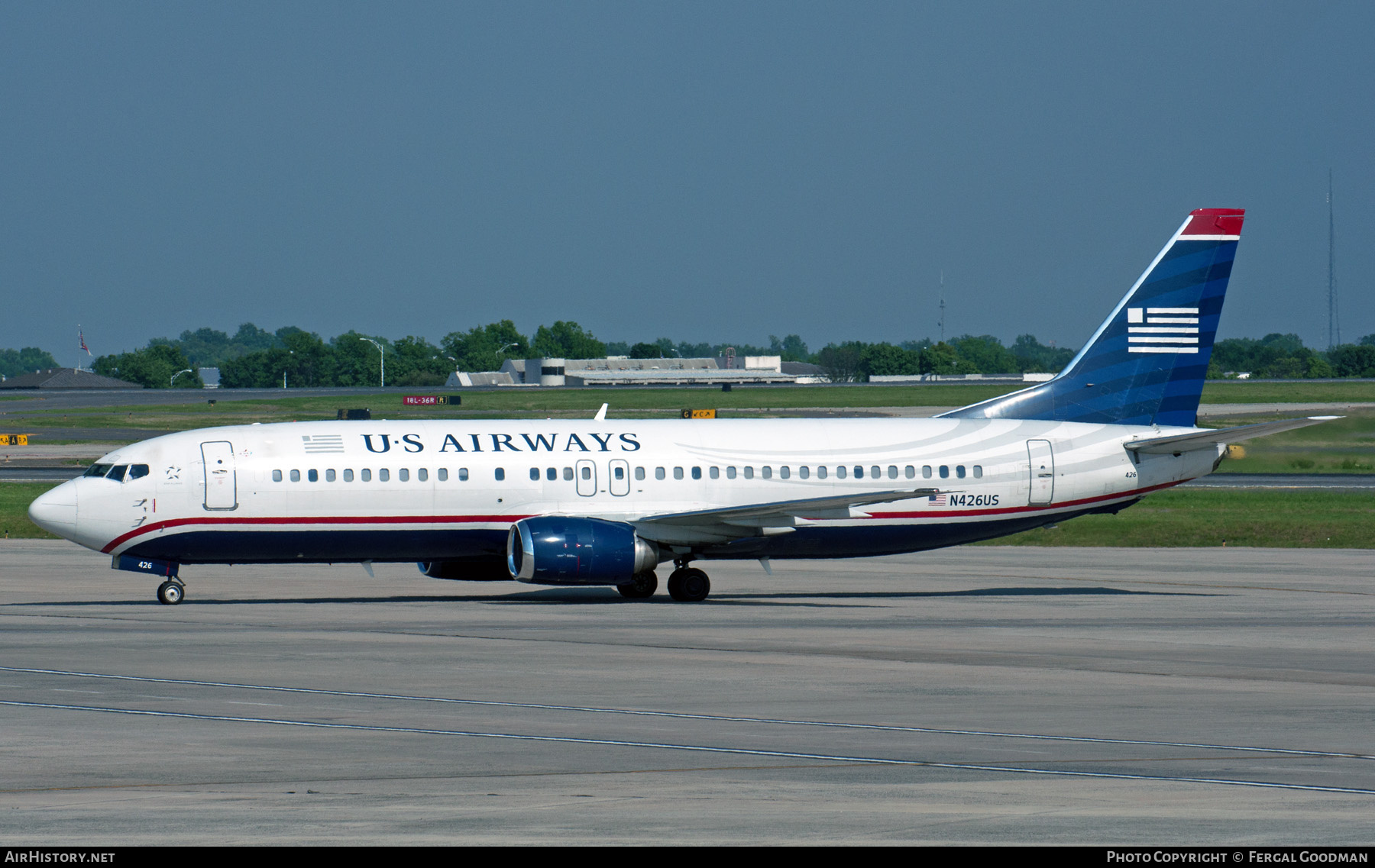 Aircraft Photo of N426US | Boeing 737-4B7 | US Airways | AirHistory.net #790266