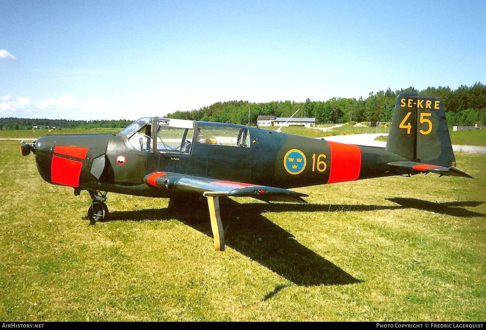 Aircraft Photo of SE-KRE / 50045 | Saab 91B Safir | Sweden - Air Force | AirHistory.net #790294