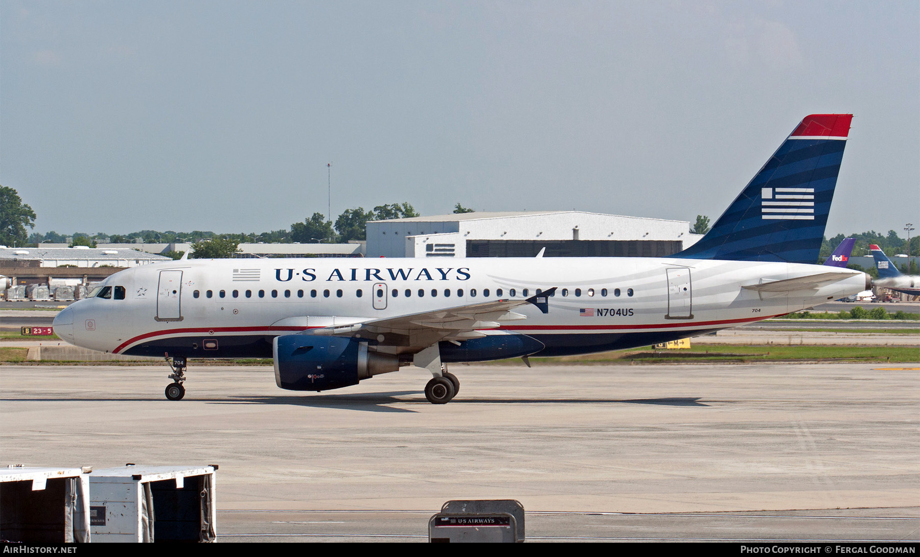 Aircraft Photo of N704US | Airbus A319-112 | US Airways | AirHistory.net #790311