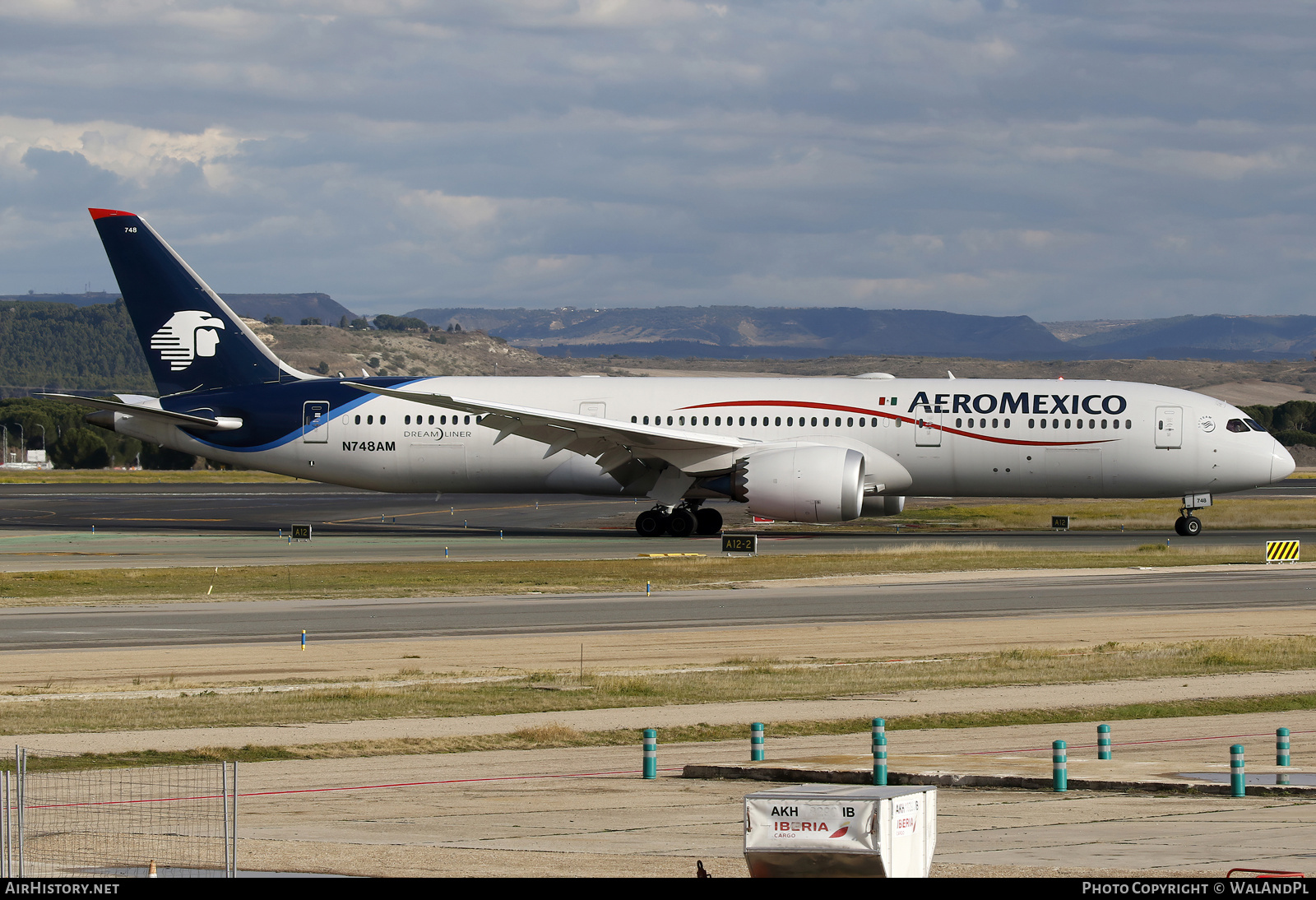 Aircraft Photo of N748AM | Boeing 787-9 Dreamliner | AeroMéxico | AirHistory.net #790347