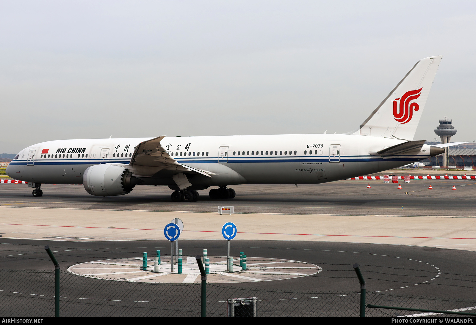 Aircraft Photo of B-7878 | Boeing 787-9 Dreamliner | Air China | AirHistory.net #790348