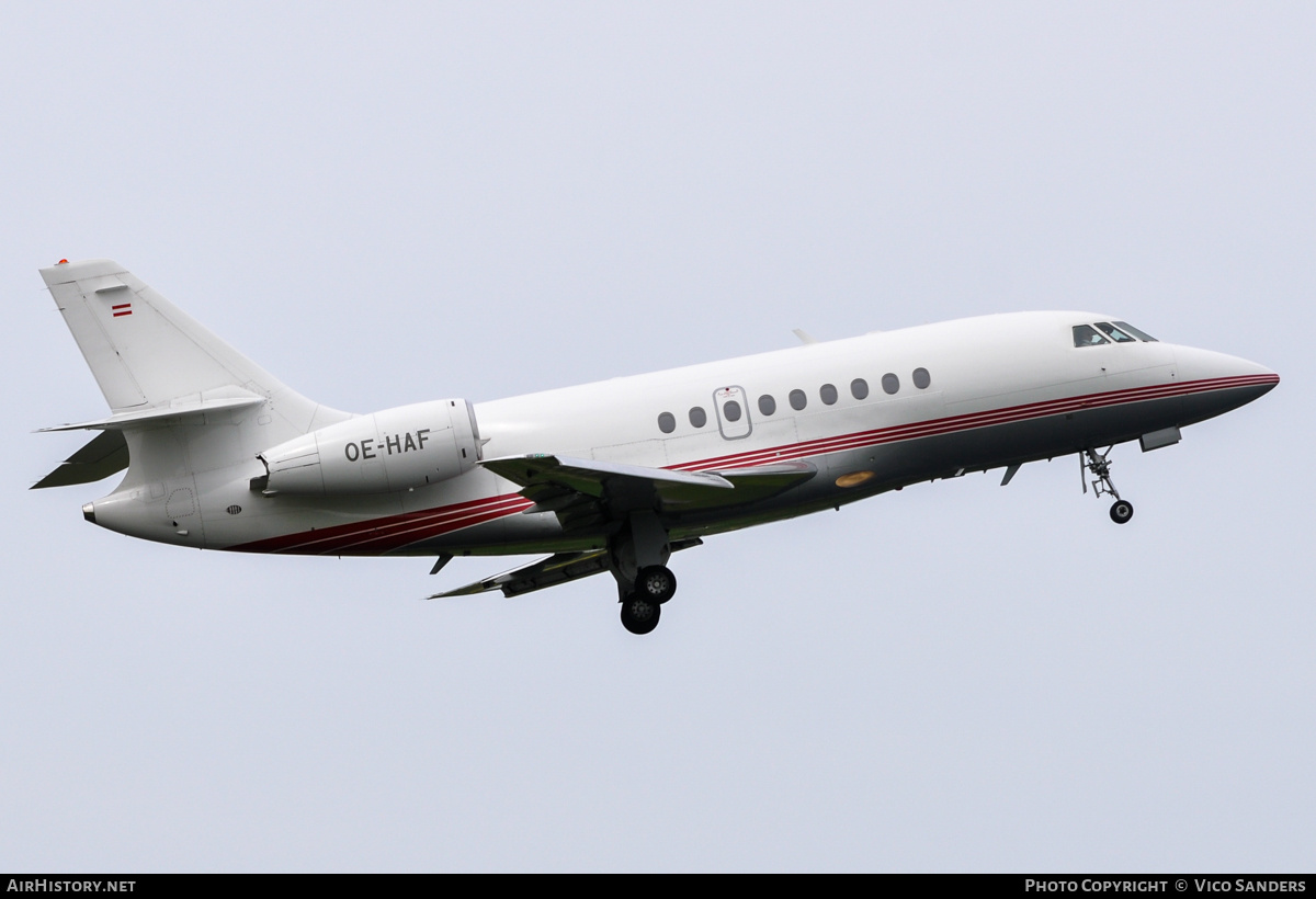 Aircraft Photo of OE-HAF | Dassault Falcon 2000 | AirHistory.net #790368