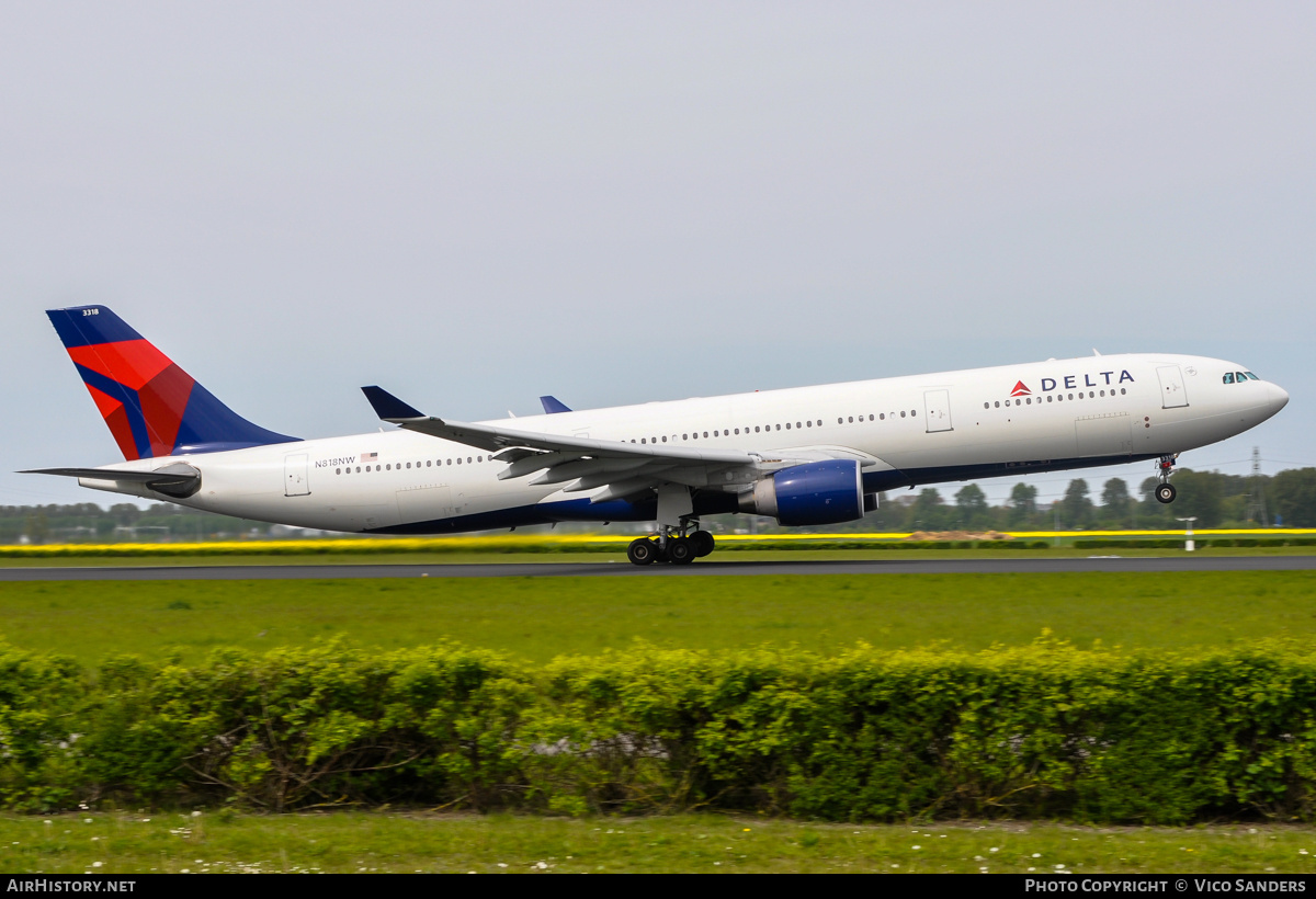 Aircraft Photo of N818NW | Airbus A330-323E | Delta Air Lines | AirHistory.net #790372