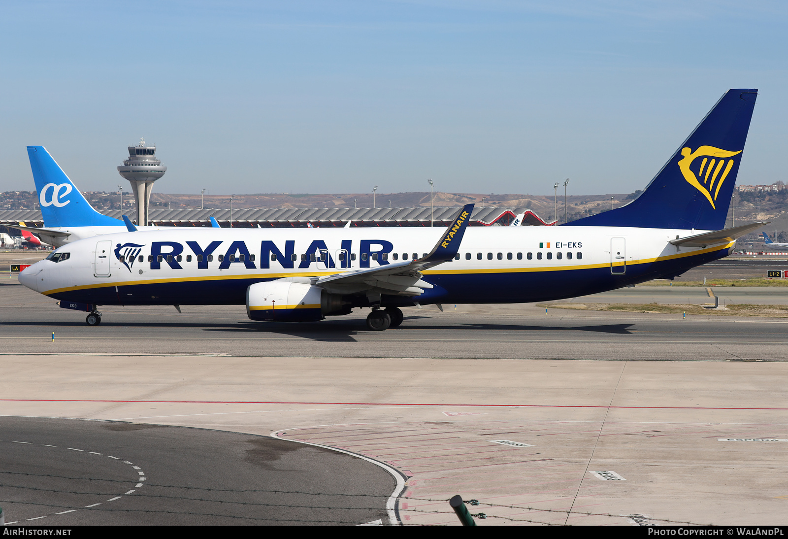 Aircraft Photo of EI-EKS | Boeing 737-8AS | Ryanair | AirHistory.net #790422