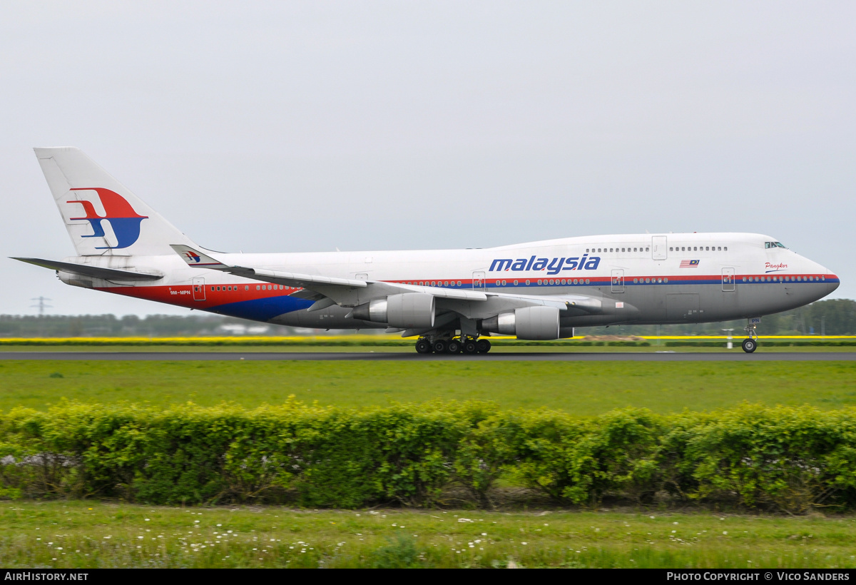 Aircraft Photo of 9M-MPN | Boeing 747-4H6 | Malaysia Airlines | AirHistory.net #790427