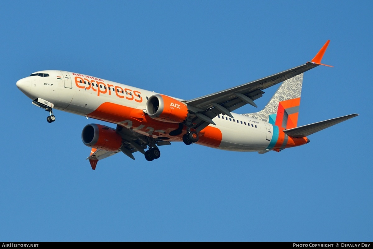 Aircraft Photo of VT-BWU | Boeing 737-8 Max 8 | Air India Express | AirHistory.net #790466