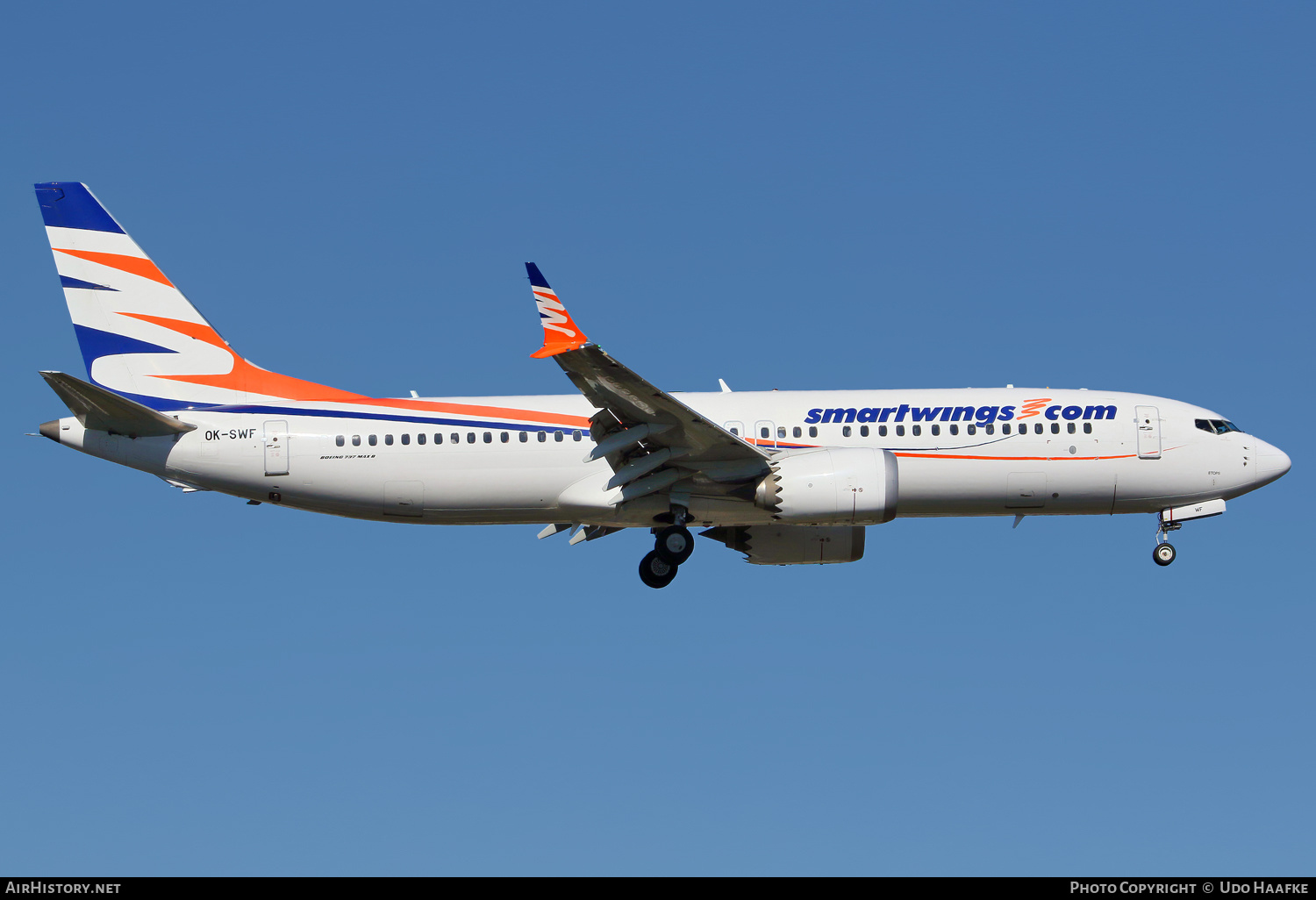 Aircraft Photo of OK-SWF | Boeing 737-8 Max 8 | Smartwings | AirHistory.net #790481