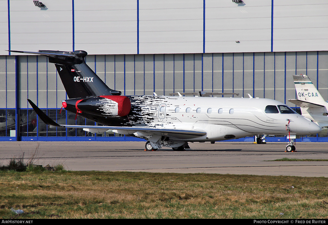 Aircraft Photo of OE-HXX | Embraer EMB-550 Praetor 600 | AirHistory.net #790494