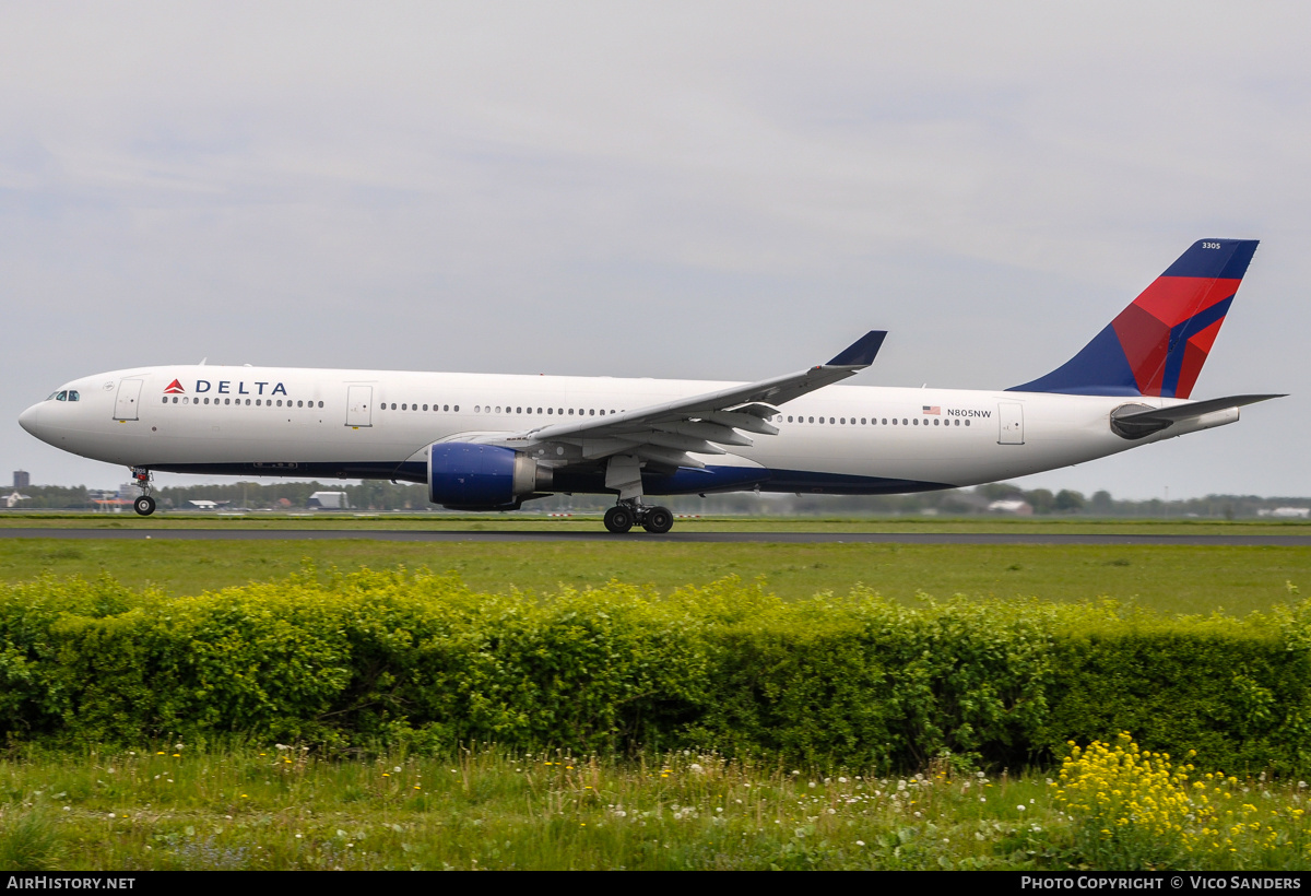Aircraft Photo of N805NW | Airbus A330-323 | Delta Air Lines | AirHistory.net #790499