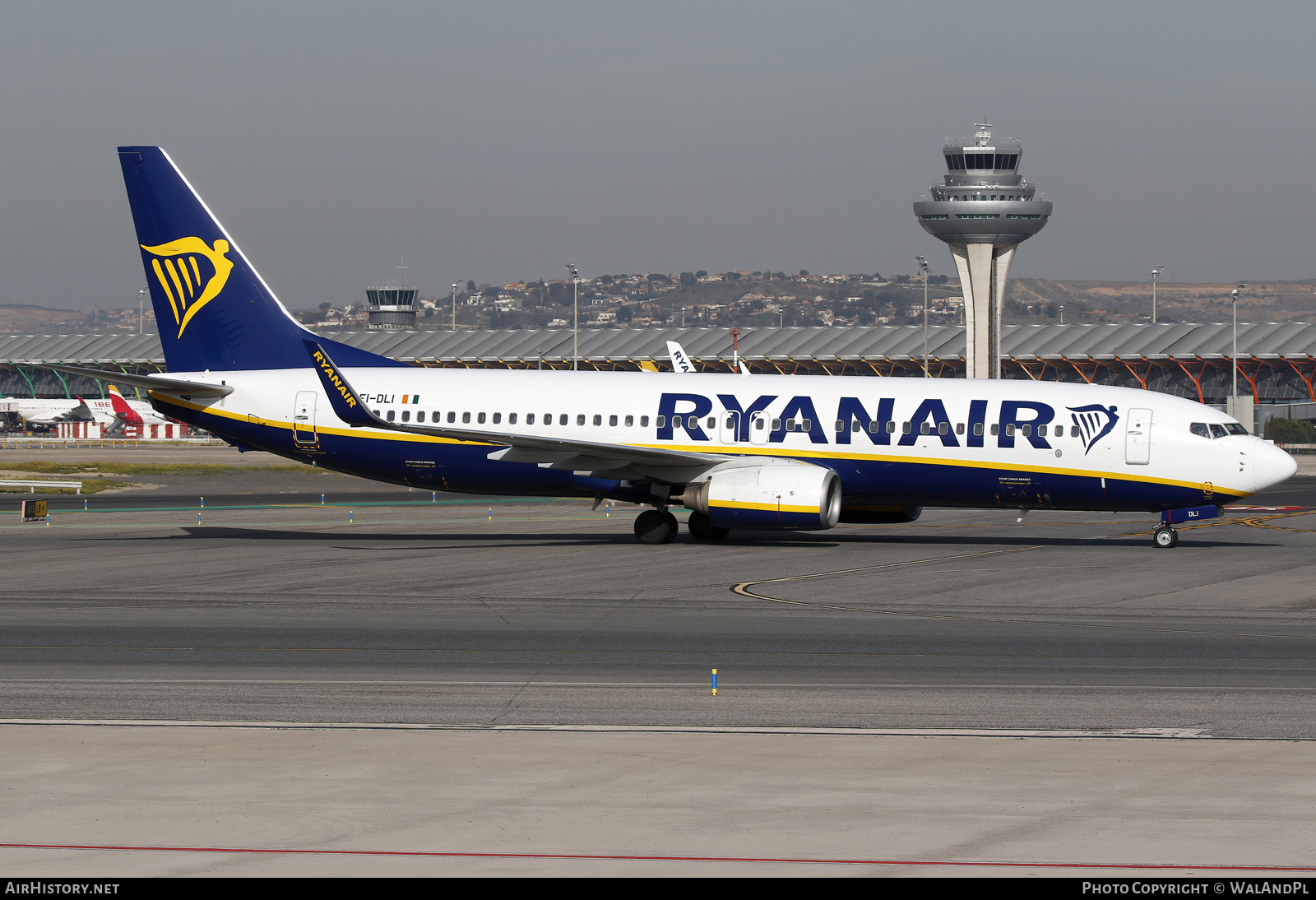 Aircraft Photo of EI-DLI | Boeing 737-8AS | Ryanair | AirHistory.net #790502