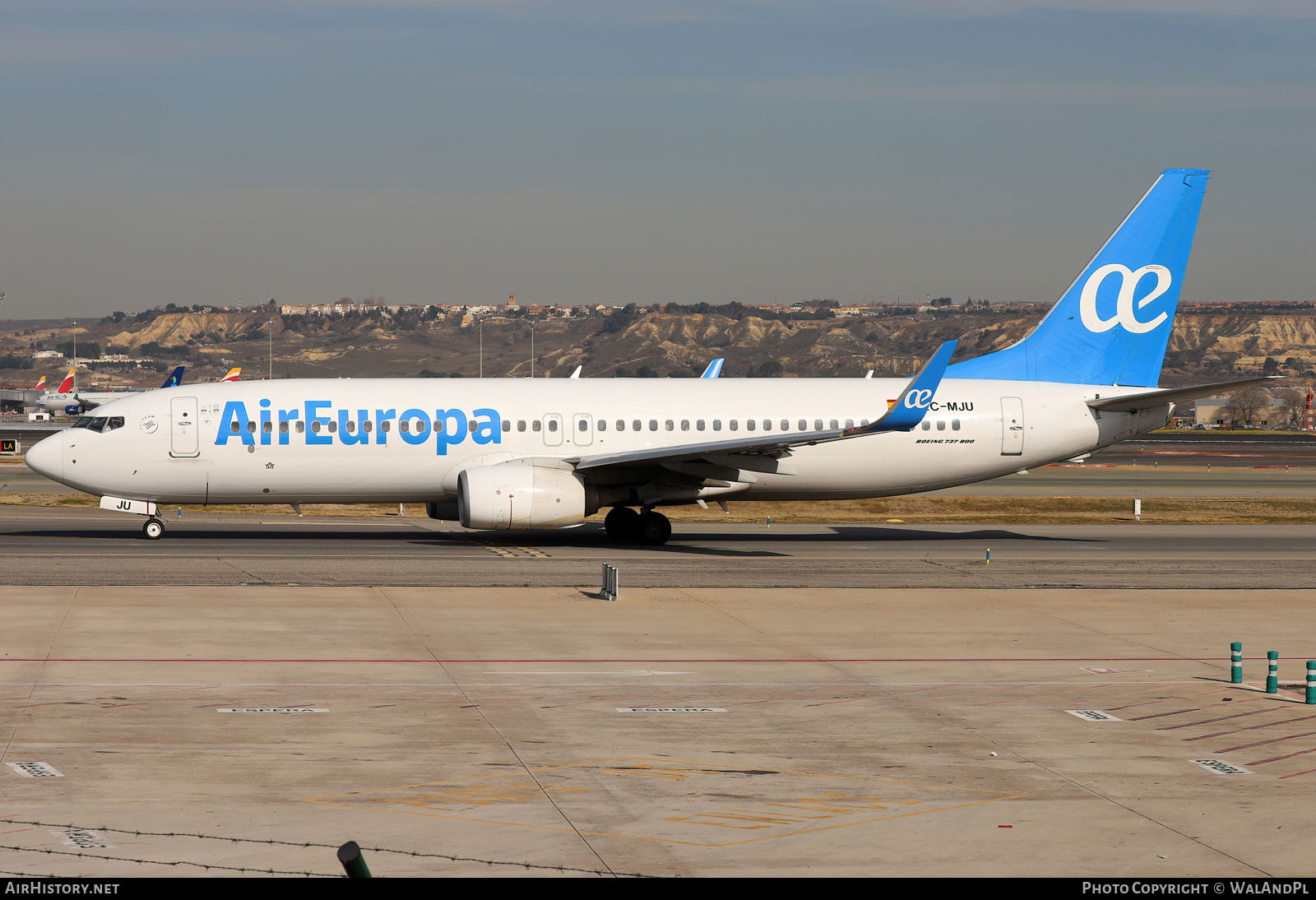 Aircraft Photo of EC-MJU | Boeing 737-85P | Air Europa | AirHistory.net #790503