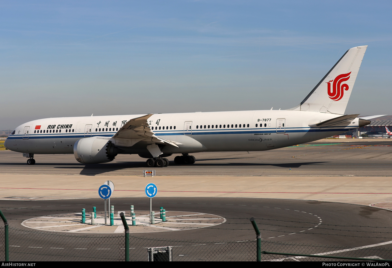 Aircraft Photo of B-7877 | Boeing 787-9 Dreamliner | Air China | AirHistory.net #790504