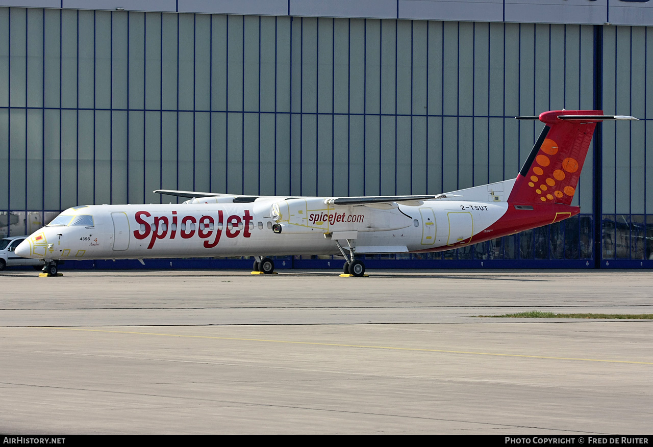 Aircraft Photo of 2-TSUT | Bombardier DHC-8-402 Dash 8 | SpiceJet | AirHistory.net #790509