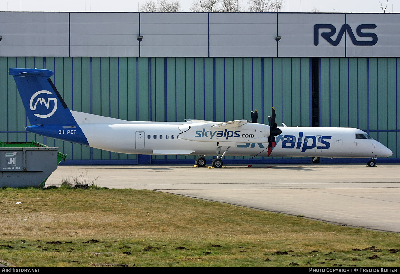 Aircraft Photo of 9H-PET | Bombardier DHC-8-402 Dash 8 | SkyAlps | AirHistory.net #790511