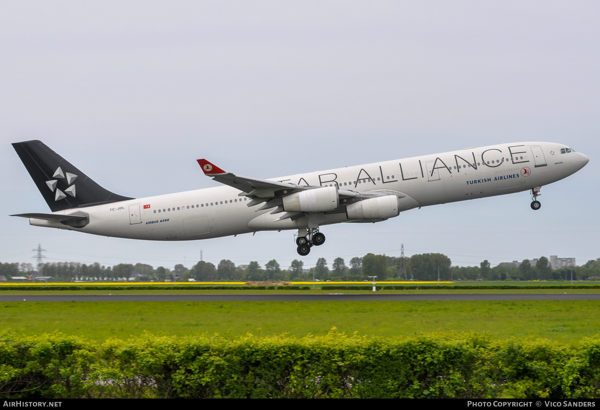 Aircraft Photo of TC-JDL | Airbus A340-311 | Turkish Airlines | AirHistory.net #790515