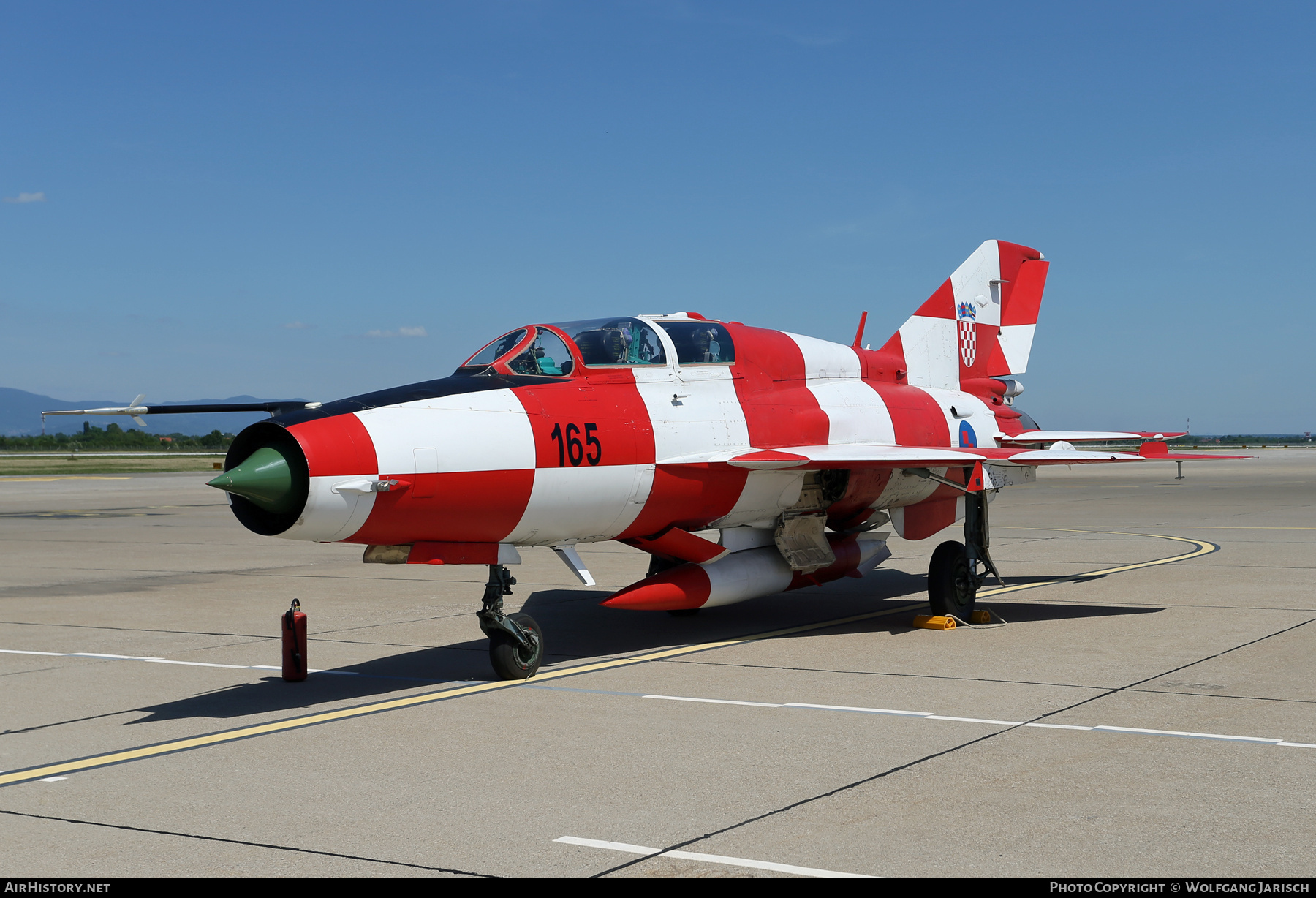 Aircraft Photo of 165 | Mikoyan-Gurevich MiG-21UMD | Croatia - Air Force | AirHistory.net #790524