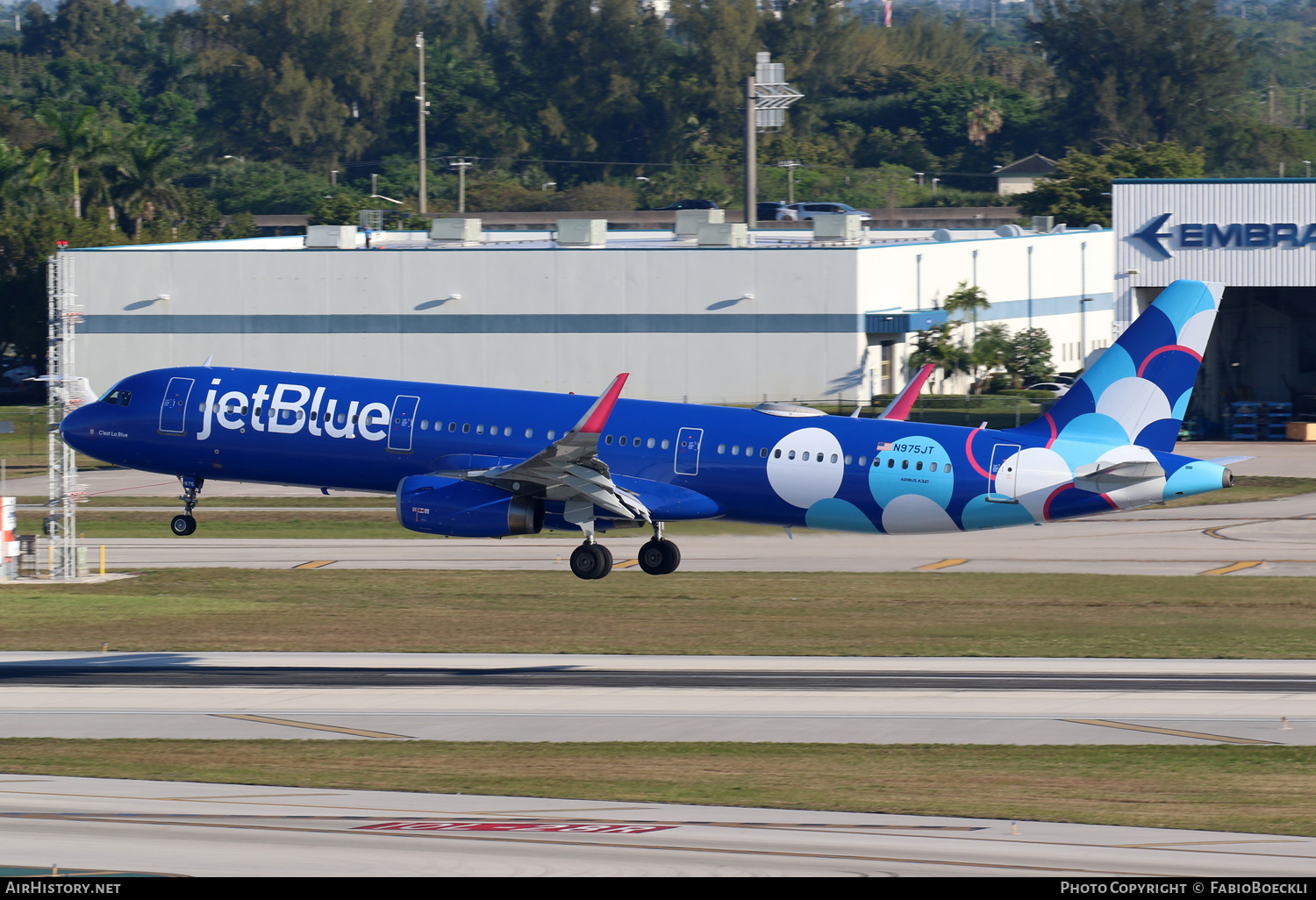 Aircraft Photo of N975JT | Airbus A321-231 | JetBlue Airways | AirHistory.net #790545