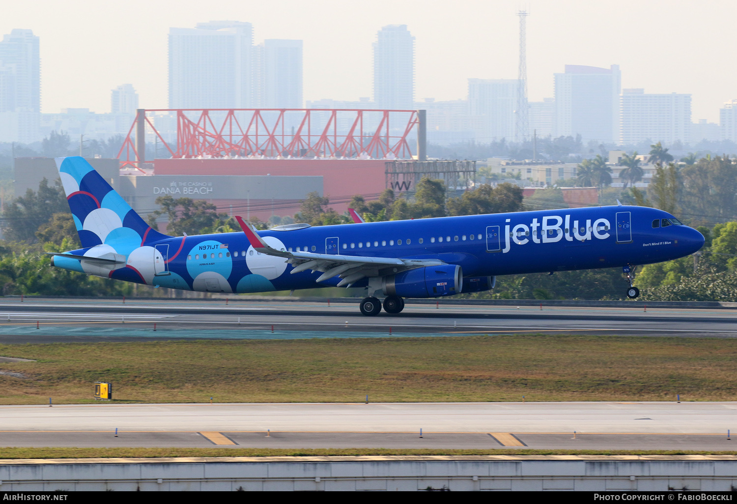 Aircraft Photo of N971JT | Airbus A321-231 | JetBlue Airways | AirHistory.net #790548