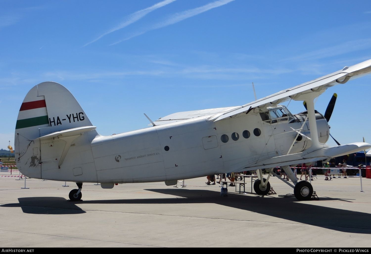 Aircraft Photo of HA-YHG | Antonov An-2P | Budapest Aircraft Services | AirHistory.net #790563