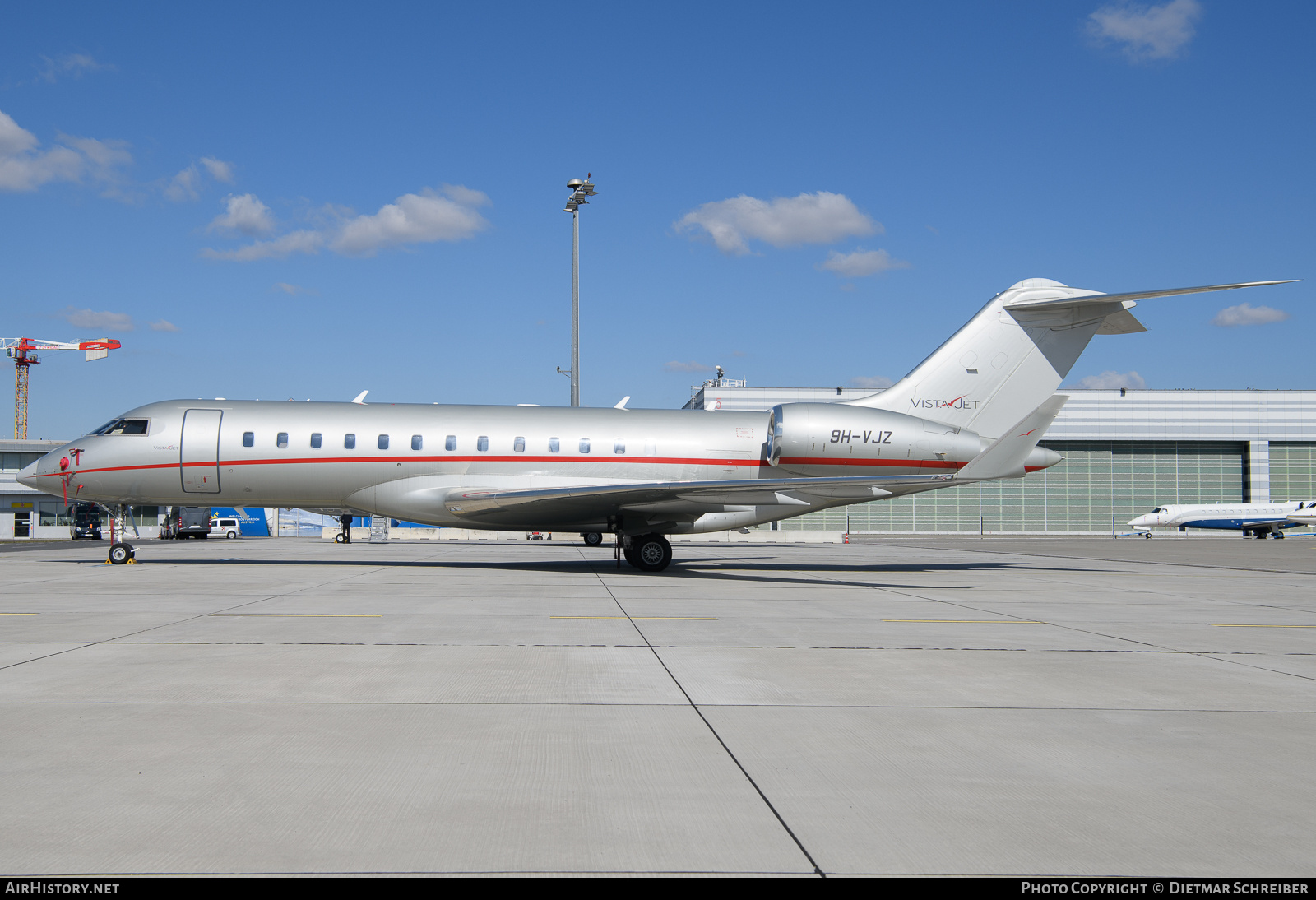 Aircraft Photo of 9H-VJZ | Bombardier Global 6000 (BD-700-1A10) | VistaJet | AirHistory.net #790572