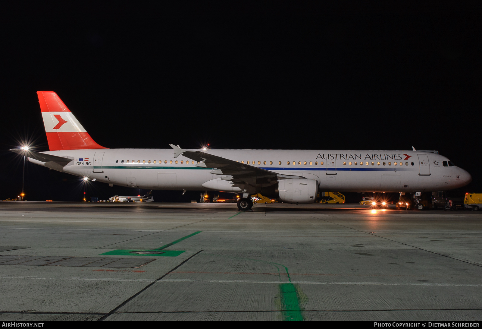 Aircraft Photo of OE-LBC | Airbus A321-111 | Austrian Airlines | AirHistory.net #790583