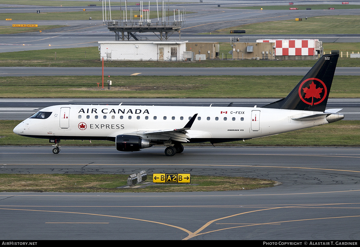 Aircraft Photo of C-FEIX | Embraer 175LR (ERJ-170-200LR) | Air Canada Express | AirHistory.net #790591