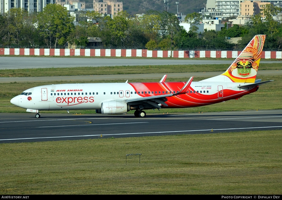 Aircraft Photo of VT-GHE | Boeing 737-86N | Air India Express | AirHistory.net #790694