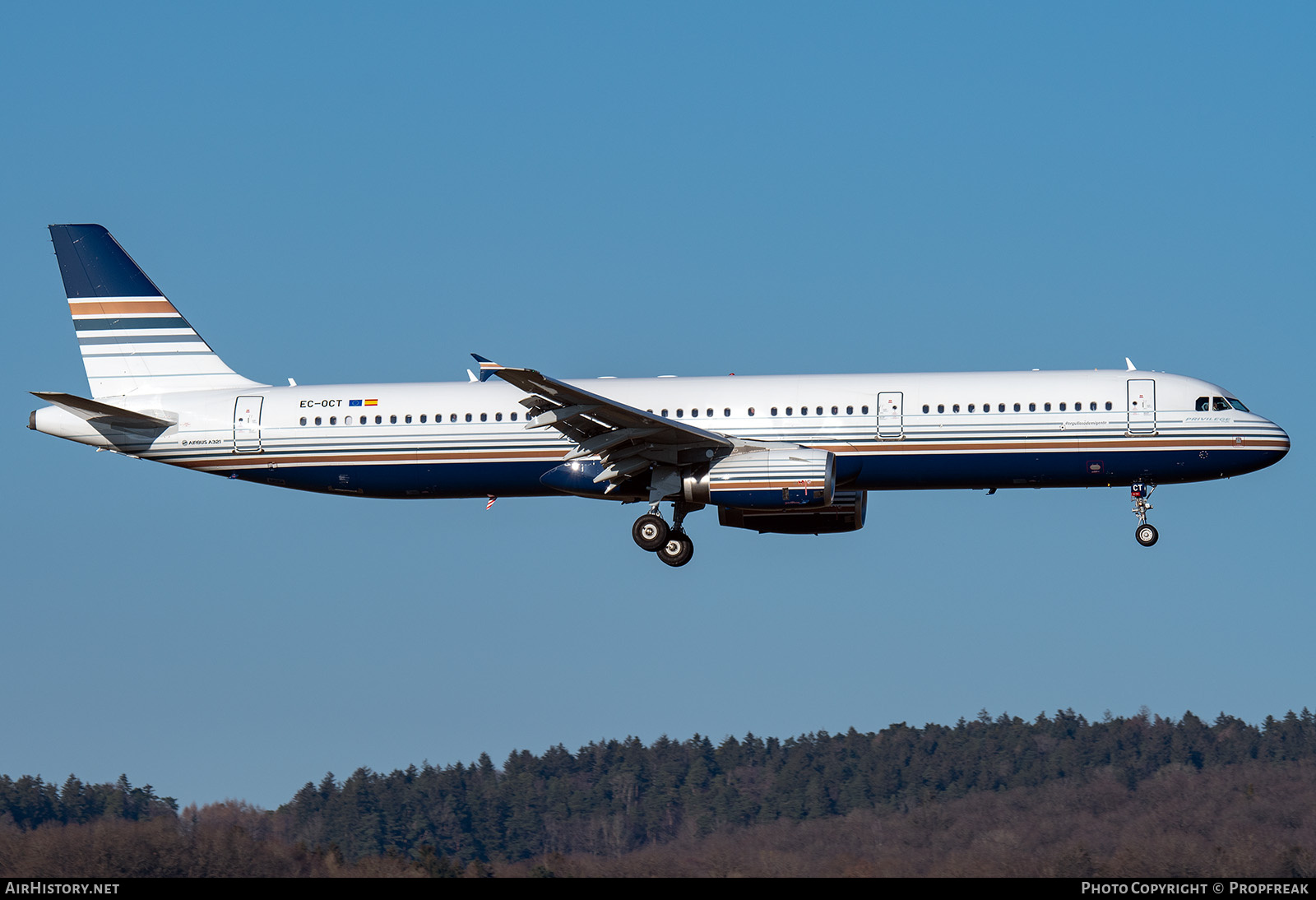 Aircraft Photo of EC-OCT | Airbus A321-231 | Privilege Style | AirHistory.net #790707