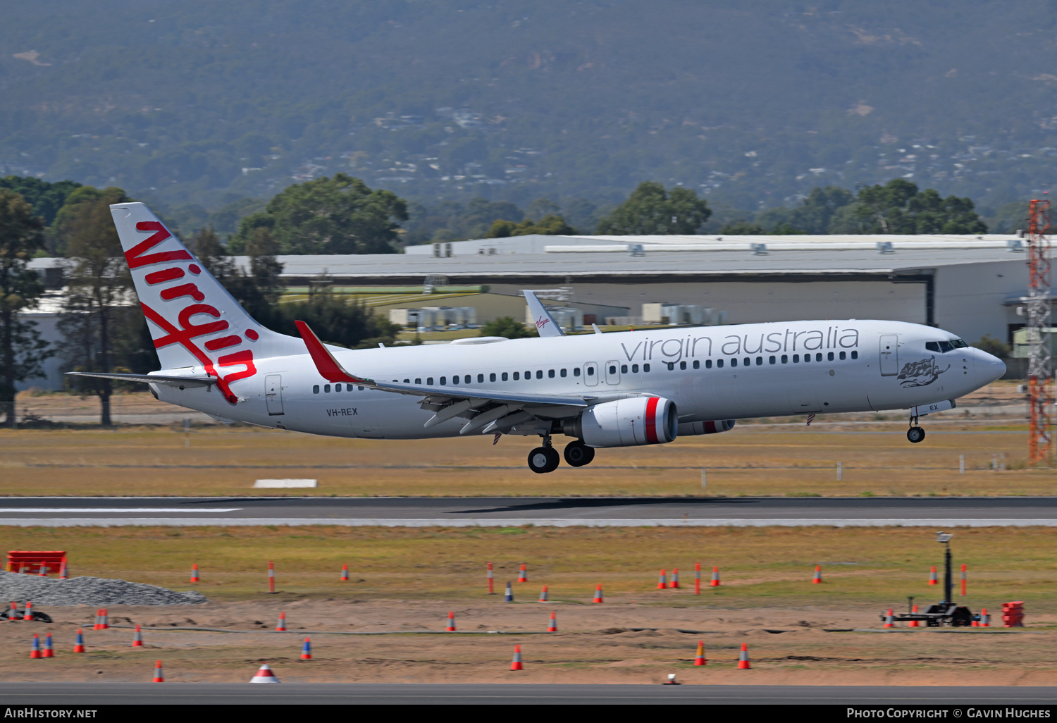 Aircraft Photo of VH-REX | Boeing 737-8FE | Virgin Australia Airlines | AirHistory.net #790710