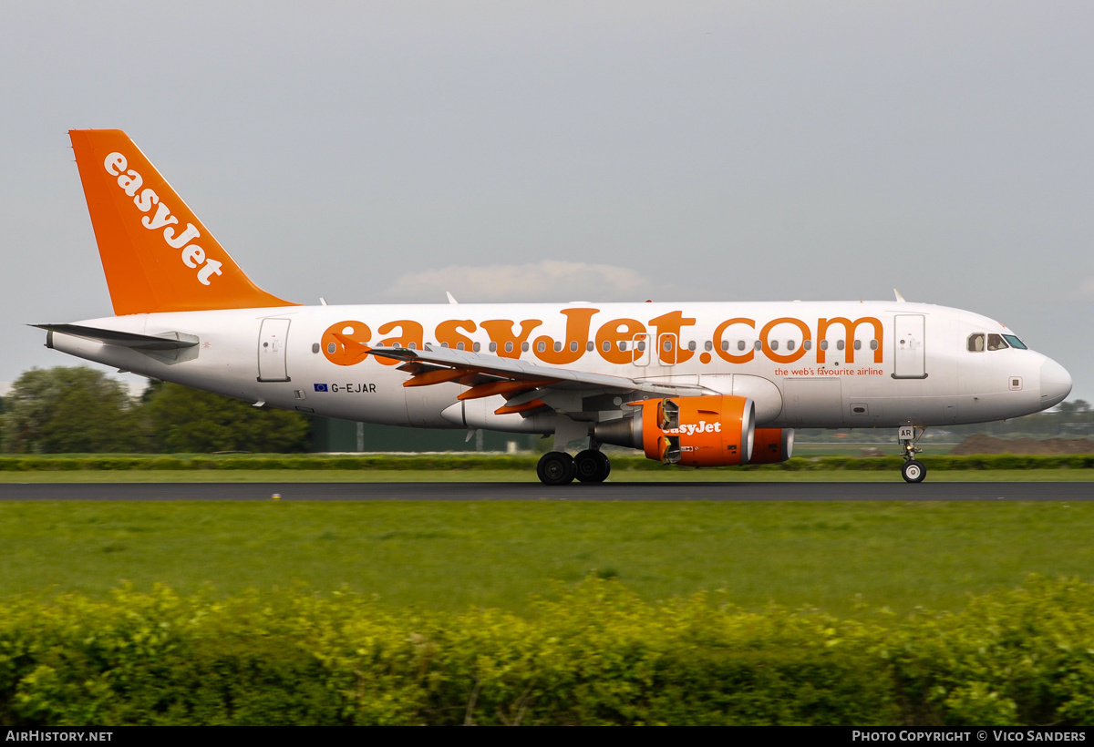 Aircraft Photo of G-EJAR | Airbus A319-111 | EasyJet | AirHistory.net #790718