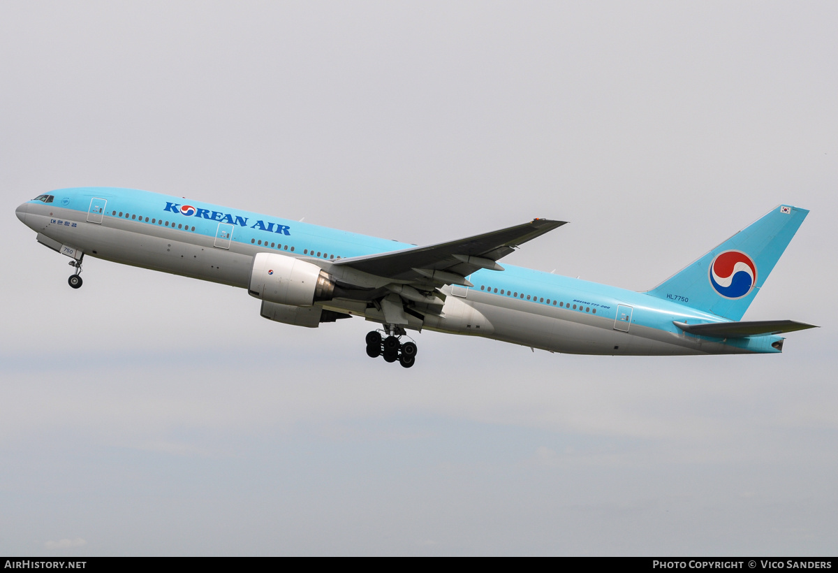 Aircraft Photo of HL7750 | Boeing 777-2B5/ER | Korean Air | AirHistory.net #790720