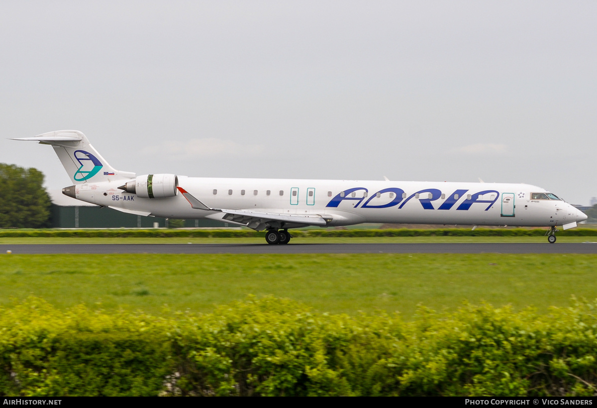 Aircraft Photo of S5-AAK | Bombardier CRJ-900 (CL-600-2D24) | Adria Airways | AirHistory.net #790724