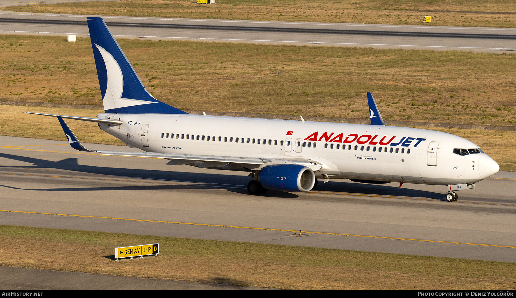 Aircraft Photo of TC-JFJ | Boeing 737-8F2 | AnadoluJet | AirHistory.net #790740