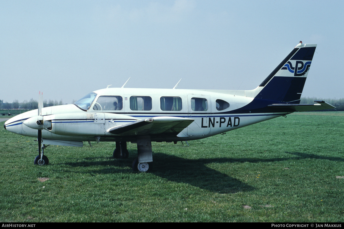 Aircraft Photo of LN-PAD | Piper PA-31-310 Navajo | Partnair | AirHistory.net #790764