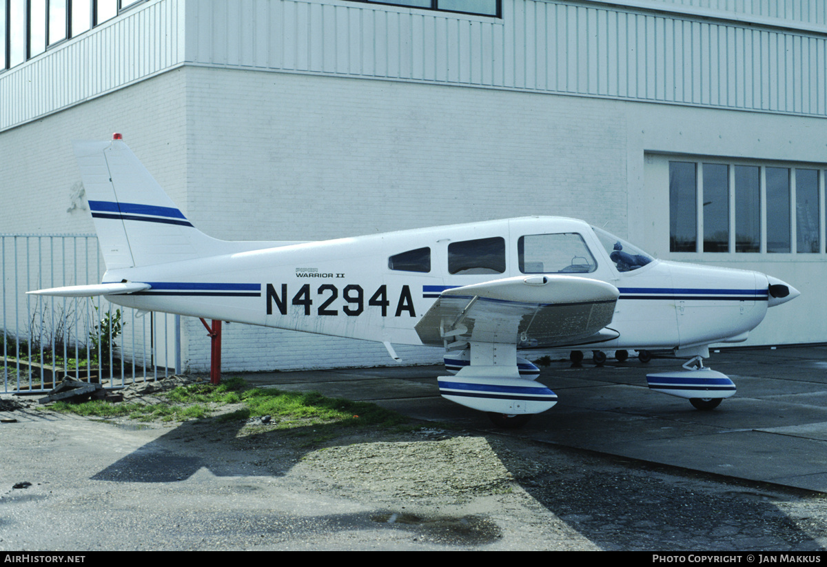 Aircraft Photo of N4294A | Piper PA-28-161 Warrior II | AirHistory.net #790765