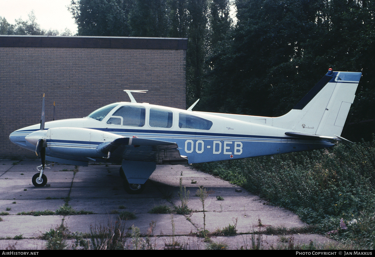 Aircraft Photo of OO-DEB | Beech 95-B55 Baron | AirHistory.net #790775