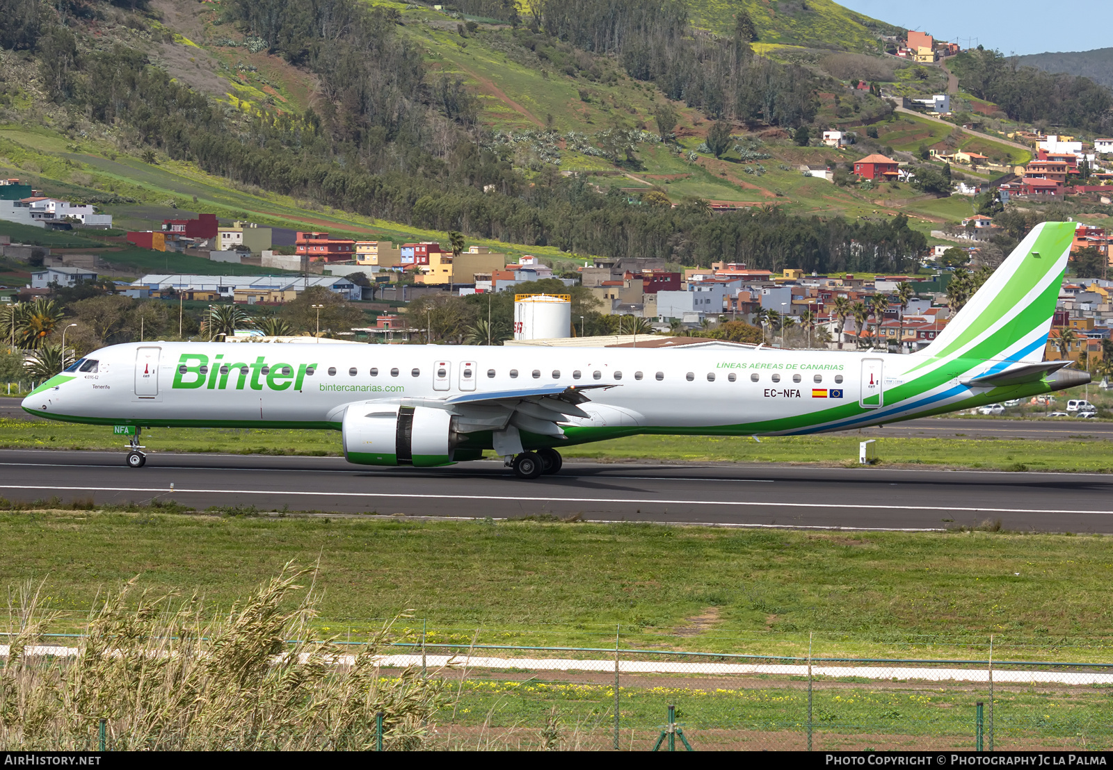 Aircraft Photo of EC-NFA | Embraer 195-E2 (ERJ-190-400) | Binter Canarias | AirHistory.net #790794