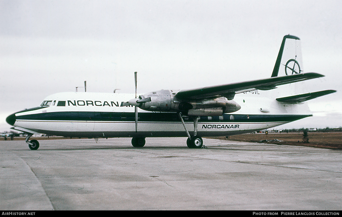Aircraft Photo of CF-GVL | Fairchild F-27J | Norcanair - North Canada Air | AirHistory.net #790797