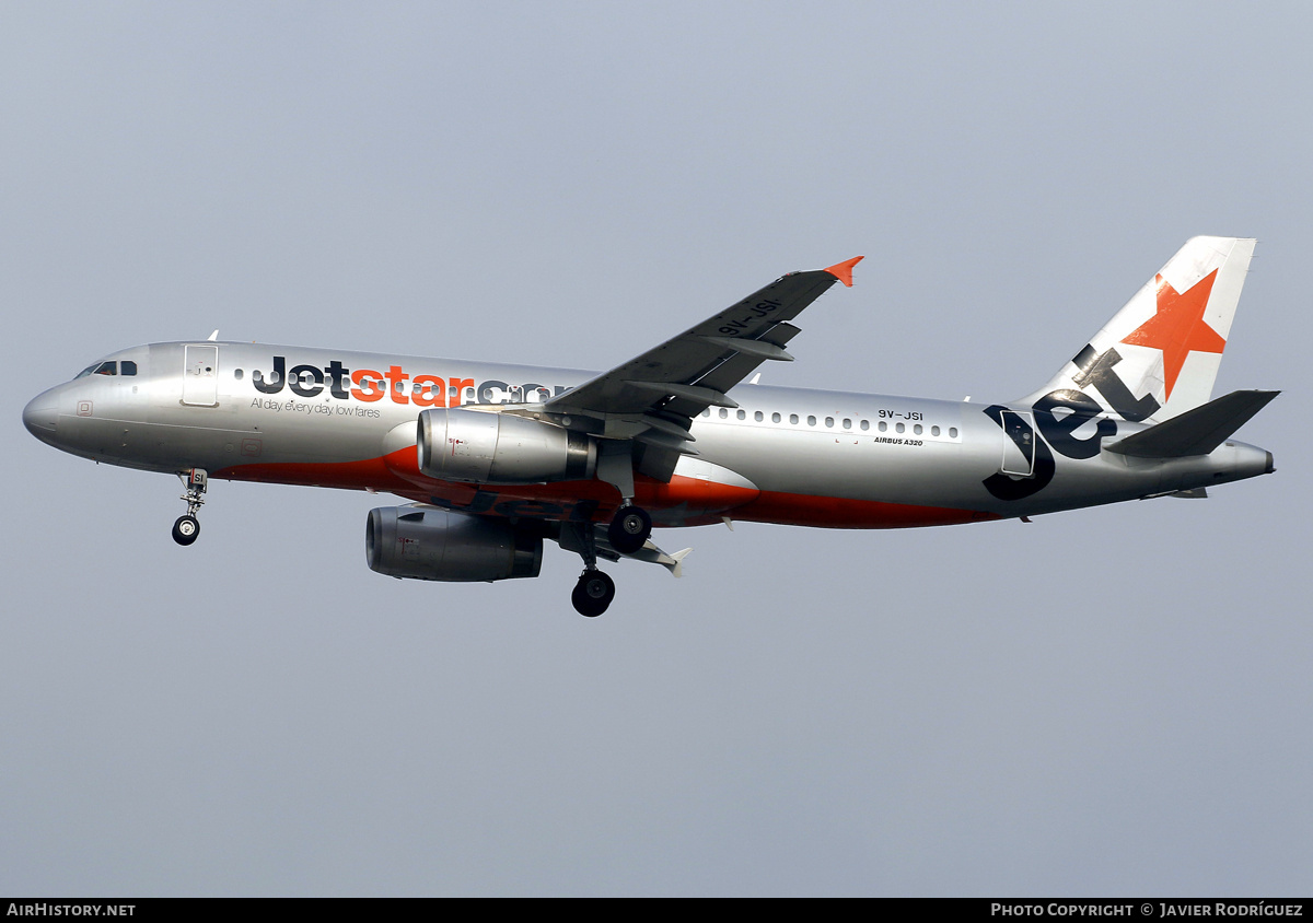 Aircraft Photo of 9V-JSI | Airbus A320-232 | Jetstar Airways | AirHistory.net #790818