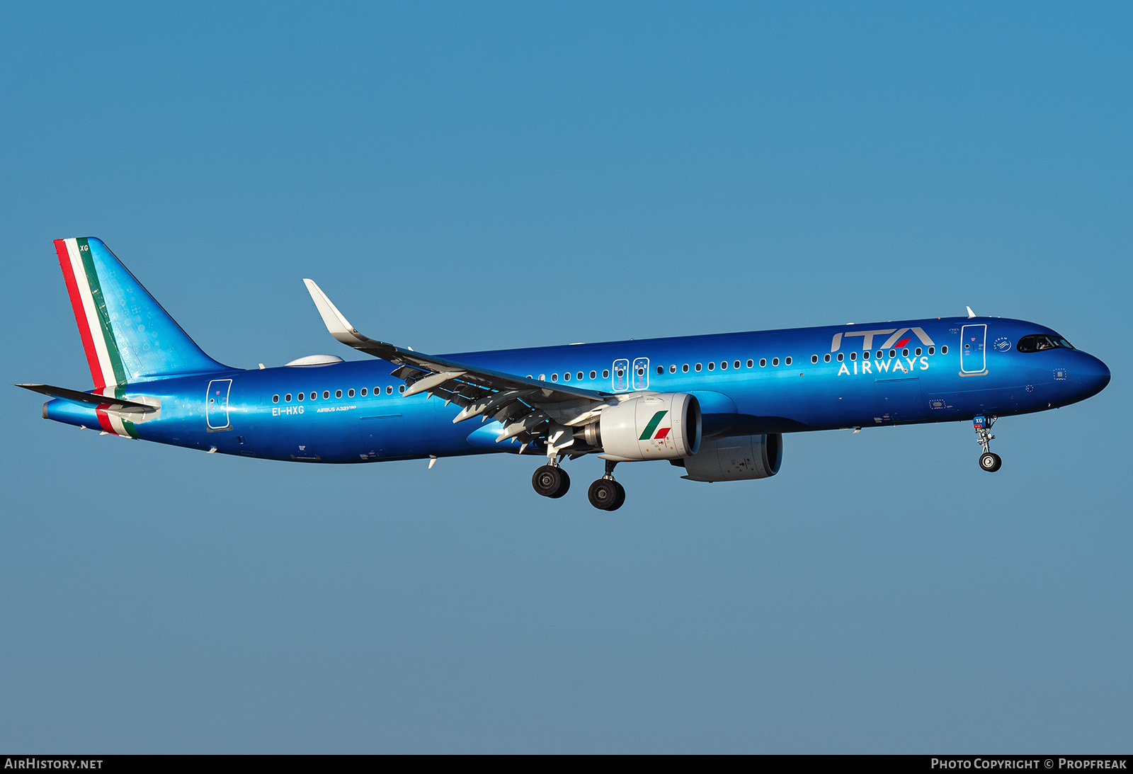 Aircraft Photo of EI-HXG | Airbus A321-271NX | ITA Airways | AirHistory.net #790824