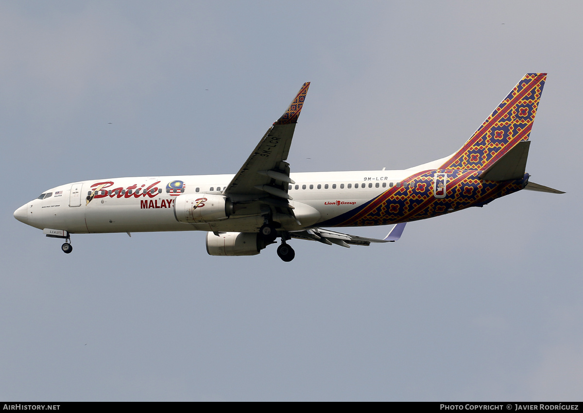 Aircraft Photo of 9M-LCR | Boeing 737-8GP | Batik Air Malaysia | AirHistory.net #790825