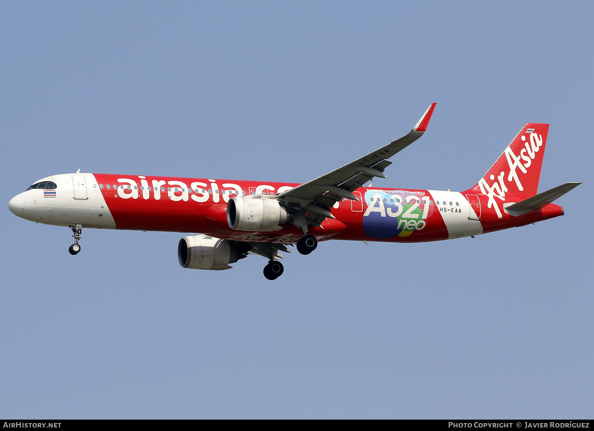 Aircraft Photo of HS-EAA | Airbus A321-251NX | AirAsia | AirHistory.net #790837