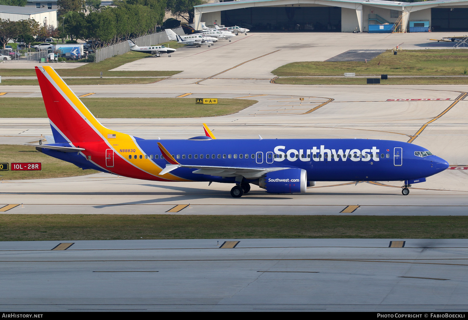Aircraft Photo of N8883Q | Boeing 737-8 Max 8 | Southwest Airlines | AirHistory.net #790838