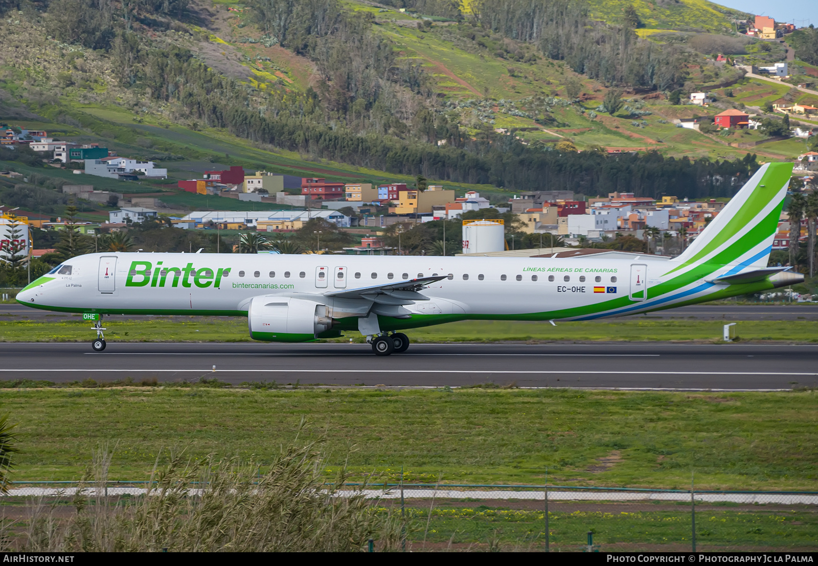 Aircraft Photo of EC-OHE | Embraer 195-E2 (ERJ-190-400) | Binter Canarias | AirHistory.net #790839
