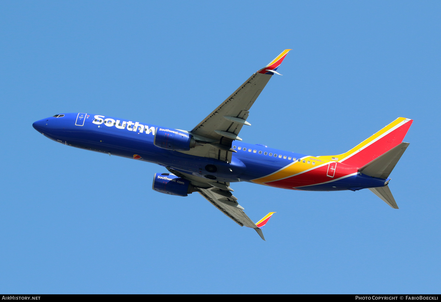 Aircraft Photo of N8688J | Boeing 737-8H4 | Southwest Airlines | AirHistory.net #790857